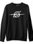 Naruto - Logo Çizik Siyah Erkek Kalın Sweatshirt 1