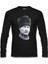 Atatürk - Portre Apolet Siyah Erkek Sweatshirt 1