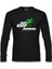 Just Keep Running Siyah Erkek Sweatshirt 1