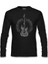 Guitar And The Notes Siyah Erkek Sweatshirt 1