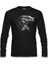 Komodo Dragon Realistic Siyah Erkek Sweatshirt 1