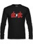 Ac Dc - Demon Fire Logo Siyah Erkek Sweatshirt 1