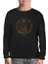 Ruhun Huzuru - Altın Budha ve Mandala Siyah Çocuk Sweatshirt 1
