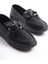 (Qc Shoes) Termo Kaymaz Taban Günlük Kadın Ayakkabı Siyah 3