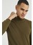 Erkek Slim Fit Yarım Balıkçı Yaka Basic Triko Kazak 1