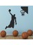 Basketbol Smaç Oyuncusu Spor Dekoratif Duvar Sticker Çıkartma Spor Salonu Çocuk Odası 1