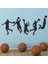 Basketbol Oyuncuları Spor Dekoratif Duvar Sticker Çıkartma Spor Salonu Çocuk Odası 1