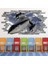 Sr 71 Blackbird Aircraft Gri Tuğla 3D Delikli Dekoratif Duvar Sticker Çıkartması Bebek Çocuk Odası 1