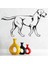 Labrador Retriever Evcil Köpek Dekoratif Duvar Sticker Çıkartma Yatak Çocuk Odası 1