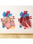 Kalp Anatomisi Bilim Laboratuvarı Sınıfı Dekoratif Duvar Sticker Çıkartması Mutfak Ofis Yatak Odası 1