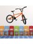 Turuncu Bmx Bisiklet Dekoratif Duvar Sticker Çıkartması Spor Salonu Çocuk Odası 1