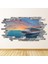 Yolcu Gemisi Gri Tuğla 3D Delik Dekoratif Duvar Sticker Çıkartması Bebek Çocuk Odası 1