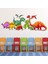 Dinozor Grubu Dekoratif Duvar Sticker Çıkartma Bebek Çocuk Odası 1