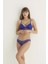 Saks Destekli Çapraz Dantelli Bralet Takım 5527 3