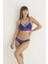 Saks Destekli Çapraz Dantelli Bralet Takım 5527 4
