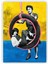 Salıncak Pop Art Ahşap Poster 20X29 cm 1