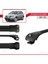 Mitsubishi Outlander 2006-2013 Arası ile Uyumlu Ace-1 Ara Atkı Tavan Barı Siyah 3 Adet 3