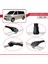 Volkswagen Caravelle (T5) 2003-2015 Arası ile Uyumlu Ace-1 Ara Atkı Tavan Barı Siyah 3 Adet 4