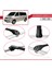 Volkswagen Caravelle (T5) 2003-2015 Arası ile Uyumlu Ace-1 Ara Atkı Tavan Barı Siyah 4 Adet 4