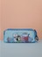 Bts BT21 Temalı Dev Fermuarlı Kalemlik Şeffaf Kalem Kutusu Çantası - Pastel Mavi 3