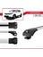 Nissan Qashqai 2014-2017 Arası ile Uyumlu Ace-1 Ara Atkı Tavan Barı Gri 2 Adet 3