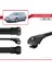 Saab 9-3 Sportwagon 2006-2012 Arası ile Uyumlu Ace-1 Ara Atkı Tavan Barı Siyah 2 Adet 3