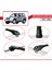 Mitsubishi Pajero (V60) 3 Kapı 1999-2006 Arası ile Uyumlu Ace-1 Ara Atkı Tavan Barı Siyah 2 Adet 4