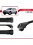 Hyundai Santa Fe (Sm) 2001-2006 Arası ile Uyumlu Ace-1 Ara Atkı Tavan Barı Siyah 2 Adet 3