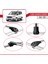 Ford Tourneo Courier 2014-2017 Arası ile Uyumlu Ace-1 Ara Atkı Tavan Barı Gri 4 Adet 4