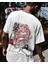 Sakura Wyrm Tasarım Relaxed Fit Erkek Sırt Baskılı Tişört 3