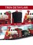 Renkli Christmas Yılbaşı Ağaç Dekoru Için Işıklı ve Sesli Classic Lüks Tren Seti 2