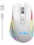 Nova Air V1 Kablosuz 10000 Dpi Pixart PMW3325 Sensör Makro Yazılımlı & 8 Tuşlu RGB Kablosuz Gaming Mouse - Beyaz (2.4 GHz Kablosuz + BT5.1 + Type-C ile Kullanım Desteği) 1