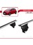 Toyota Aygo Iı 2014-2022 Arası ile Uyumlu Ace-4 Ara Atkı Tavan Barı Gri 2 Adet 4