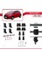 Toyota Aygo Iı 2014-2022 Arası ile Uyumlu Ace-4 Ara Atkı Tavan Barı Gri 2 Adet 5