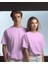 Unisex Pamuklu Likralı Bisiklet Yaka Relaxed Fit Basic Tişört Düz 3