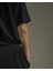 Unisex Pamuklu Likralı Bisiklet Yaka Relaxed Fit Basic Tişört Düz 2