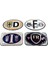 Etiketçilere Özel Sticker Damla Harf Set 4'lu Sticker Damla (D - F - I- Tr) Model 3 1