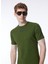 Bisiklet Yaka Yeşil Erkek T-Shirt K4124DW_ODOM Establıshed 1
