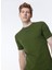 Bisiklet Yaka Yeşil Erkek T-Shirt K4124DW_ODOM Establıshed 3