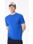 Bisiklet Yaka Mavi Erkek T-Shirt 755055542221 2
