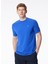 Bisiklet Yaka Mavi Erkek T-Shirt 755055542221 4