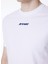 Bisiklet Yaka Beyaz Erkek T-Shirt K4124DW_ODOM Establıshed 4
