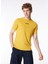 Bisiklet Yaka Sarı Erkek T-Shirt K4124DW_ODOM Establıshed 3