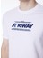 Bisiklet Yaka Beyaz Erkek T-Shirt K4125DW_ODOM Typo 4