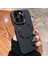 Apple iPhone 15 Pro Uyumlu Kılıf Zebana Titanium Rubber Kılıf (Kablosuz Şarj Destekli) Siyah Titanyum 2