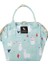 Lovehome Desenli Anne Bebek Bakım Omuz Çantası - Yeşil (Yurt Dışından) 1
