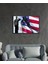 Amerika Bayrağı Cam Tablo America Flag 2