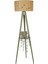 Sehbalı Tripod Yeşil Lambader Silindir Bambu 02 Abajurlu 1