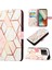 Xiaomi Redmi Için Not 13 5g Kickstand Mermer Desen Pu Deri Cüzdan (Yurt Dışından) 1