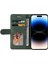 IPhone 15 Için Kılıf Pro Iki Renkli Dikiş Pu Deri Flip Folio Kılıf ile (Yurt Dışından) 4